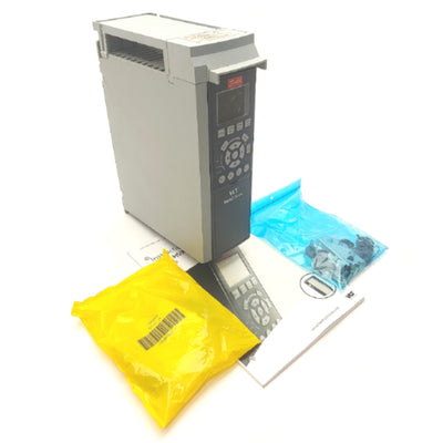 New – Open box Danfoss FC102P1K5T4E21H2XG VLT HVAC Motor Drive Out: 1.5kW/2HP In: 3Ø 380-480VAC