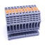 Used Lot of 11 Morsettitalia Euro T 2,5 (43439) Terminal Blocks, Lever Operated
