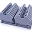 Used Lot of 20 Morsettitalia Euro 4/35 Terminal Blocks, 800V, 30A, 4mm