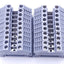 Used Lot of 20 Morsettitalia Euro 4/35 Terminal Blocks, 800V, 30A, 4mm