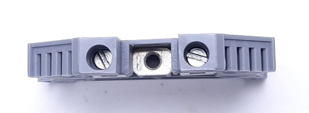 Used Lot of 20 Morsettitalia Euro 4/35 Terminal Blocks, 800V, 30A, 4mm