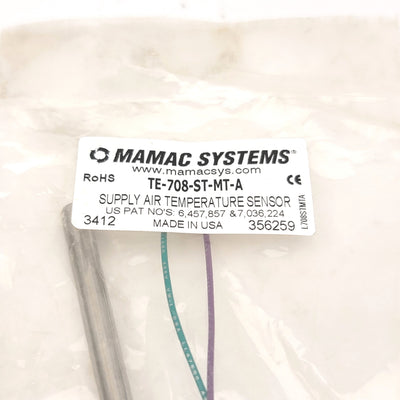 New MAMAC Systems TE-708-ST-MT-A Supply Air Temperature Sensor