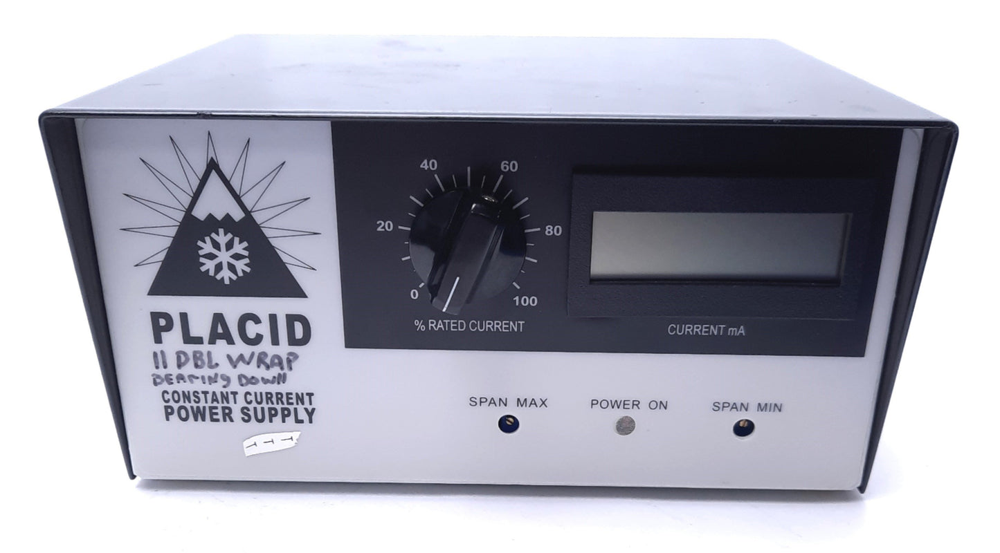 Used Placid Industries PS-24-MC2 Enclosed Power Supply, 220 VAC Input, 24 VDC Output