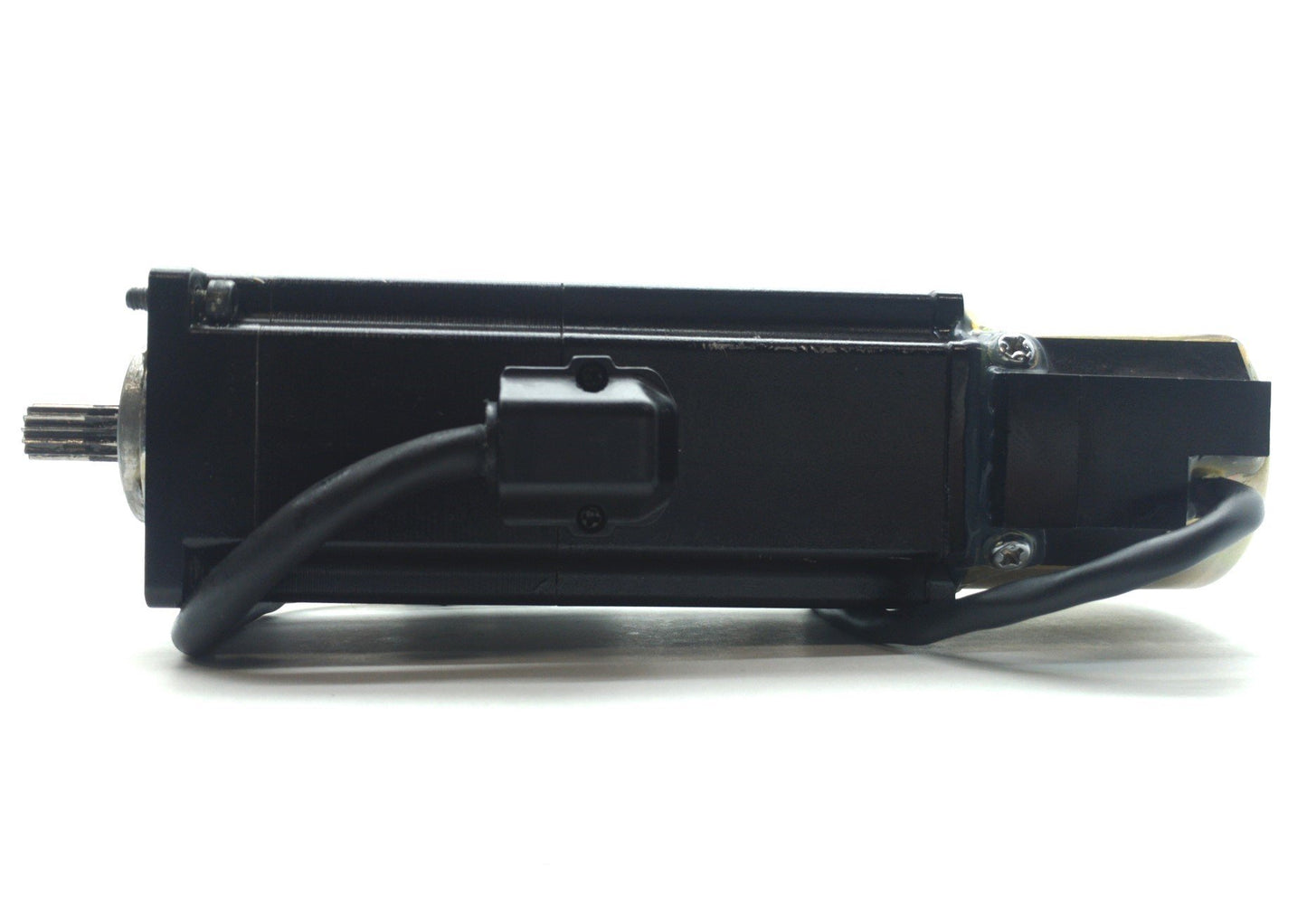 Used SANYO DENKI P50B04010DCXS9 AC Servomotor, Gear Shaft, 100W 200VAC 1A, for A50F