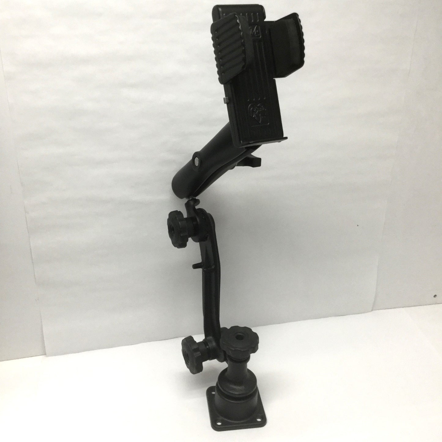 Used RAM Mount Ball Grip Adjustable Swivel Ratchet Arm 2-3" Wide Phone Holder 27" L