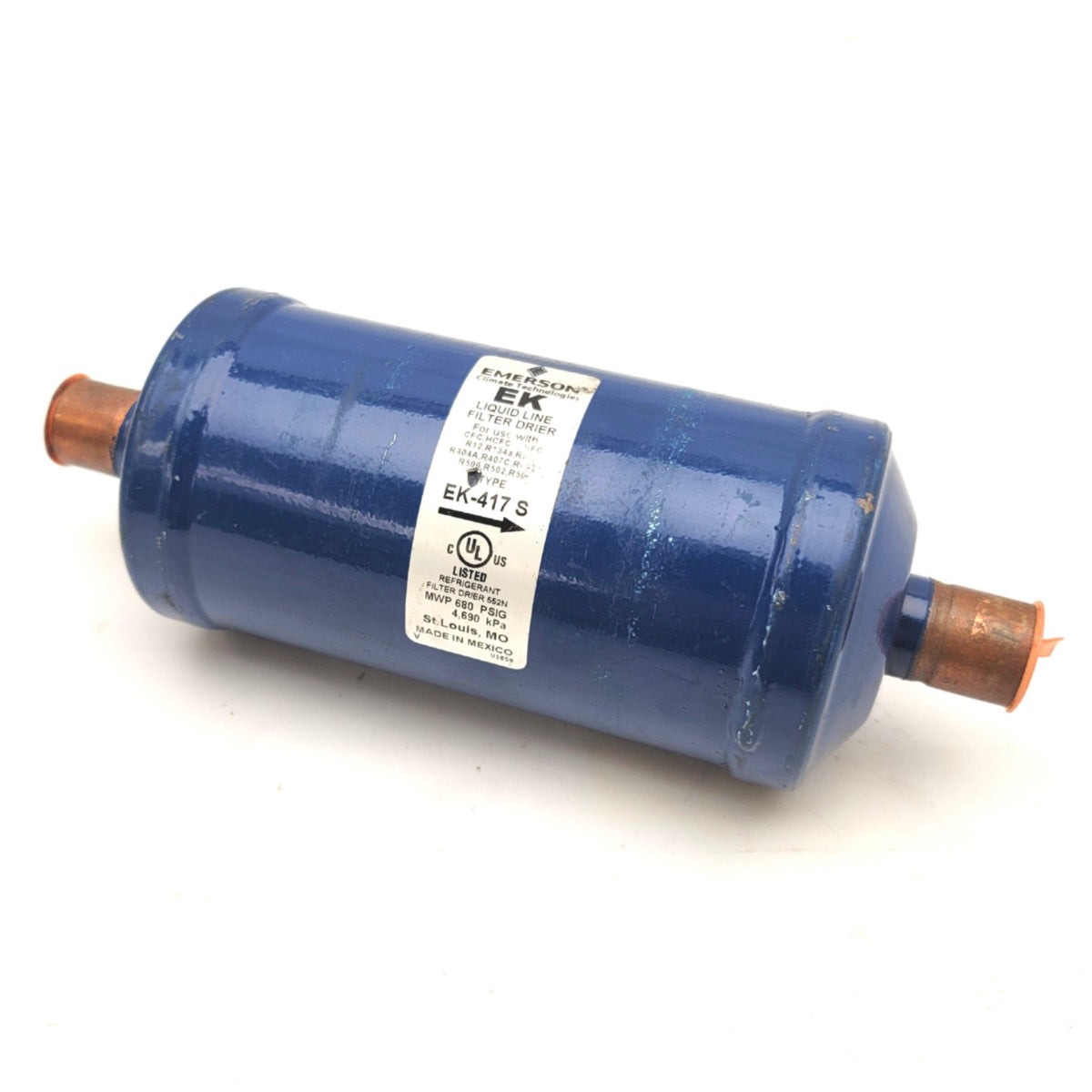 Filter Drier Shell Emerson Emerson EK-417 S Liquid Line Filter Drier 7/8
