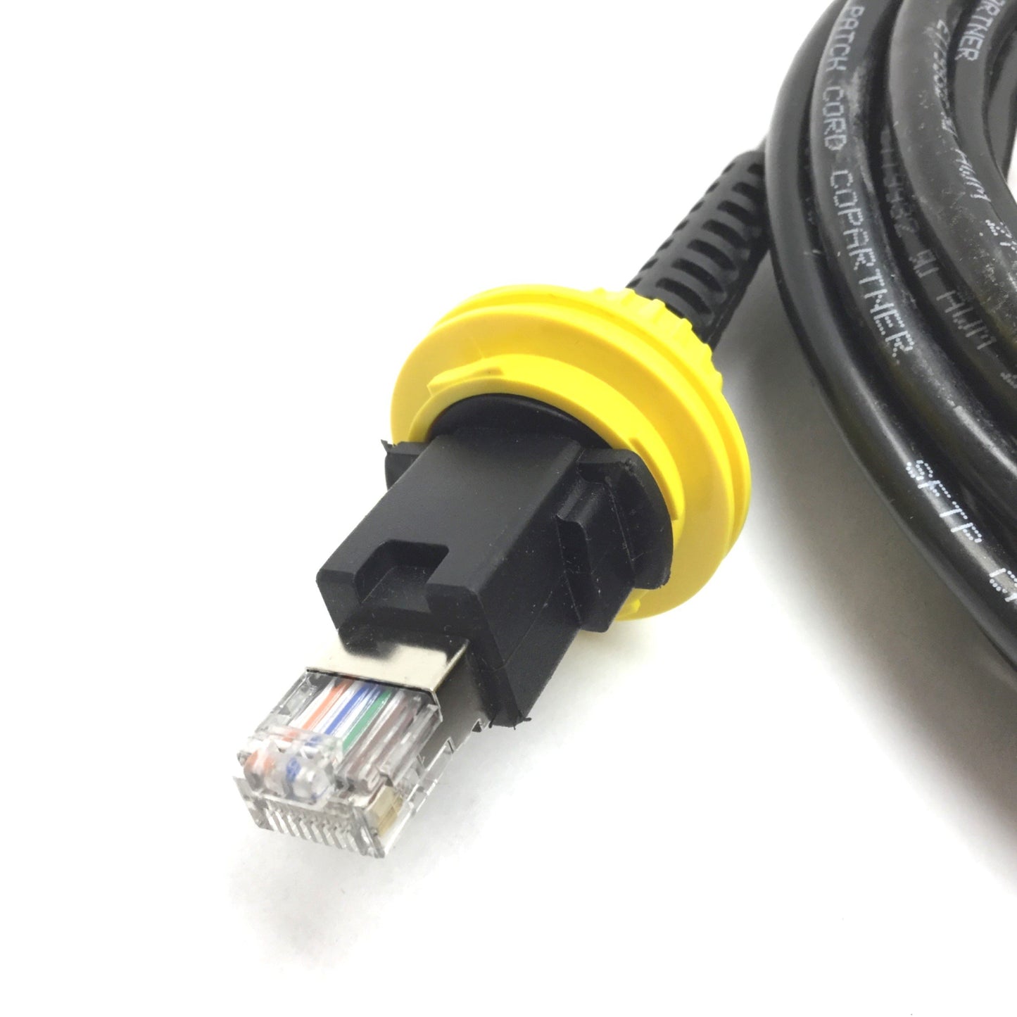 Used Cognex 300-1122-5R Dataman Barcode Reader Scanner Ethernet Cable, 5m, RJ45