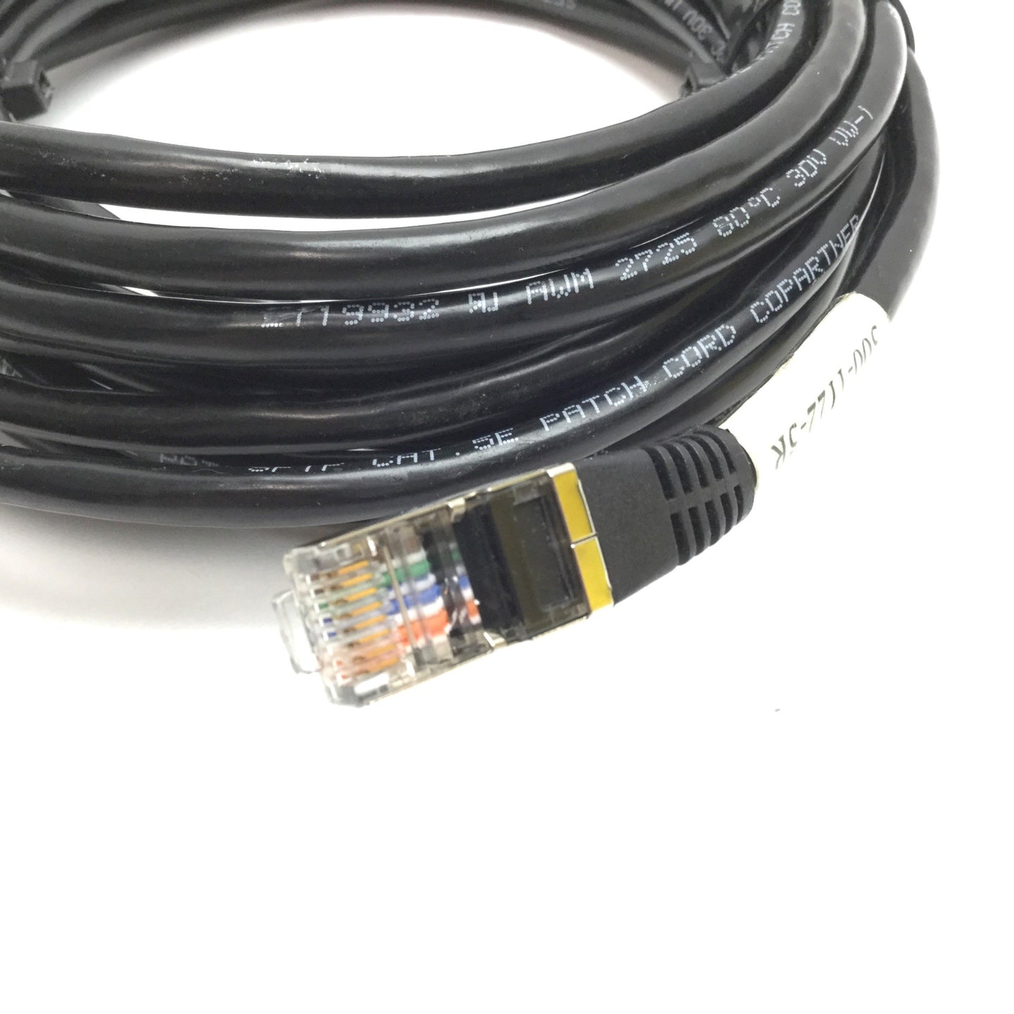 Used Cognex 300-1122-5R Dataman Barcode Reader Scanner Ethernet Cable, 5m, RJ45