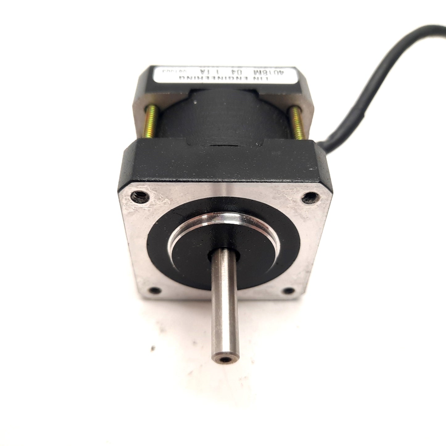 Used Lin Engineering 4018M-04 Stepper Motor Nema 17 Shaft 5mm Step 1.8 Deg