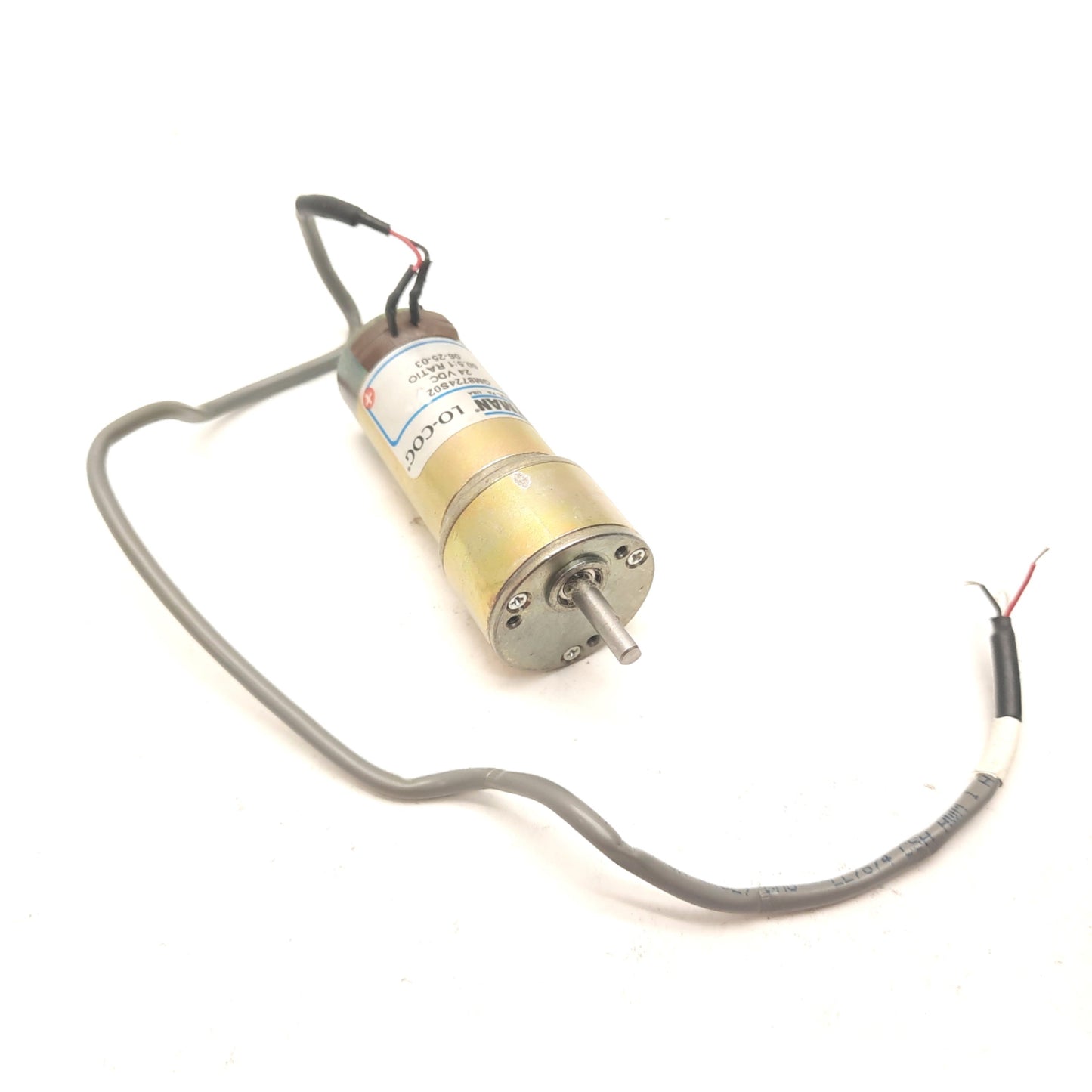 Used Pittman GM8724S02 DC Gearmotor 24VDC, 60.5:1, ~80RPM