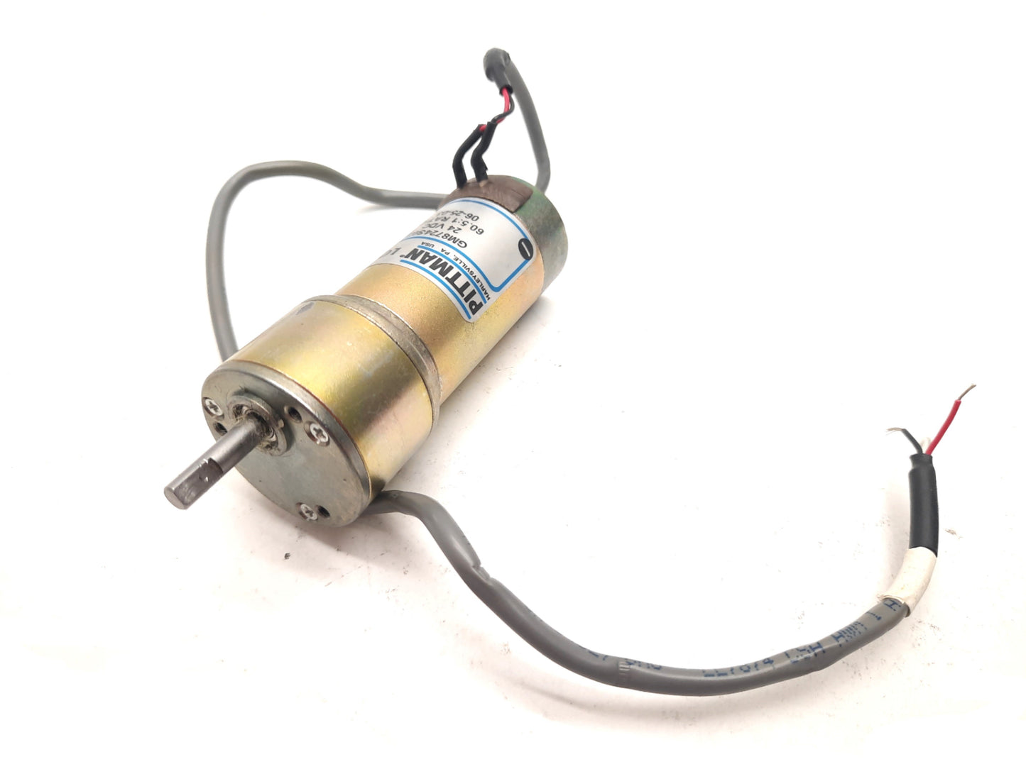 Used Pittman GM8724S02 DC Gearmotor 24VDC, 60.5:1, ~80RPM