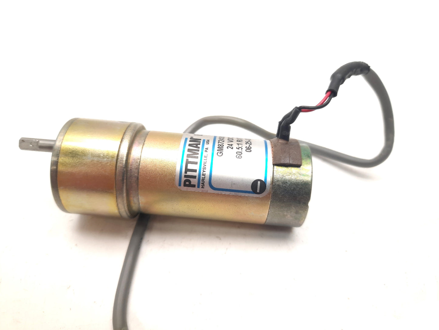 Used Pittman GM8724S02 DC Gearmotor 24VDC, 60.5:1, ~80RPM