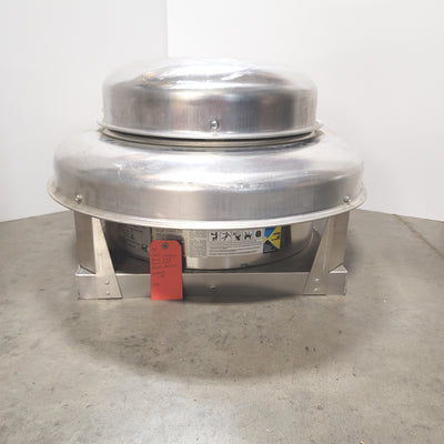 Used Centri Master PRN145 Direct Drive Centrifugal Exhaust Fan 120V 1/2HP 700CFM@1"