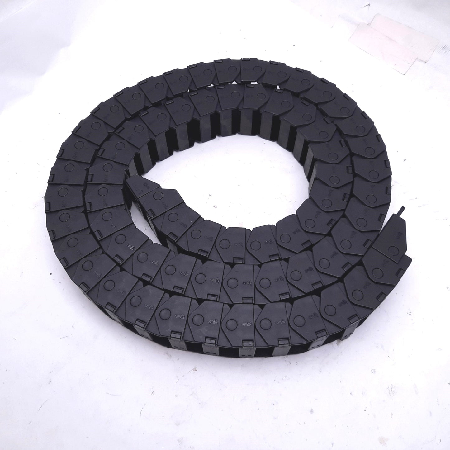 Used Igus 17.3.100 Cable Carrier Energy Chain OD: 1.5" x 2" x 78" ID: 1-3/8" x 1-1/4"