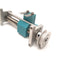 Used Screw Table Stage Actuator, Travel: 1-3/4", Lead: 0.065" , Shaft: 0.25"