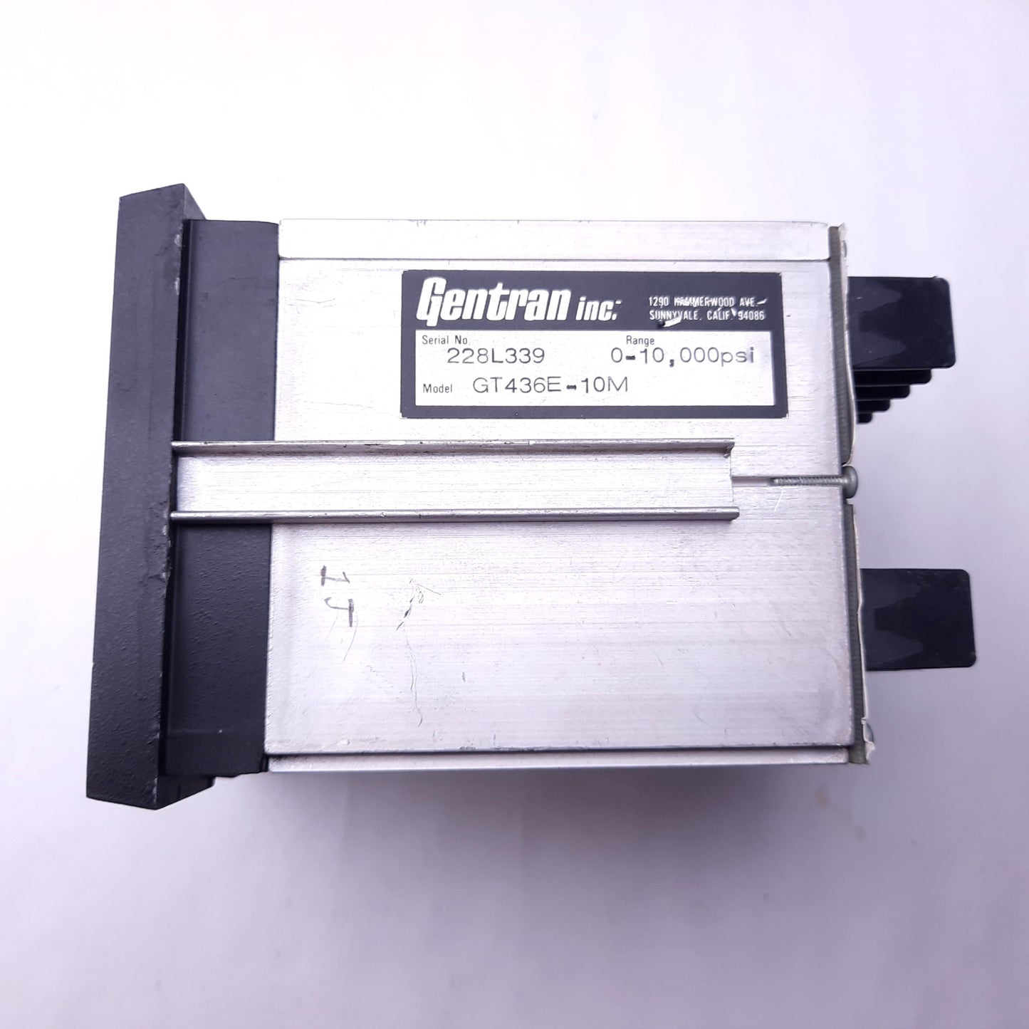 Used Gentran GT436E-10M Digital Melt Pressure Indicator, 0-10,000psi, Face: 4" x 4"