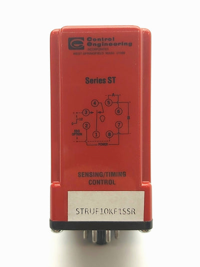 Used Control Engineering STRUF10KF1SSR Sensing Timing Control Relay 10KRes to 1s 230V