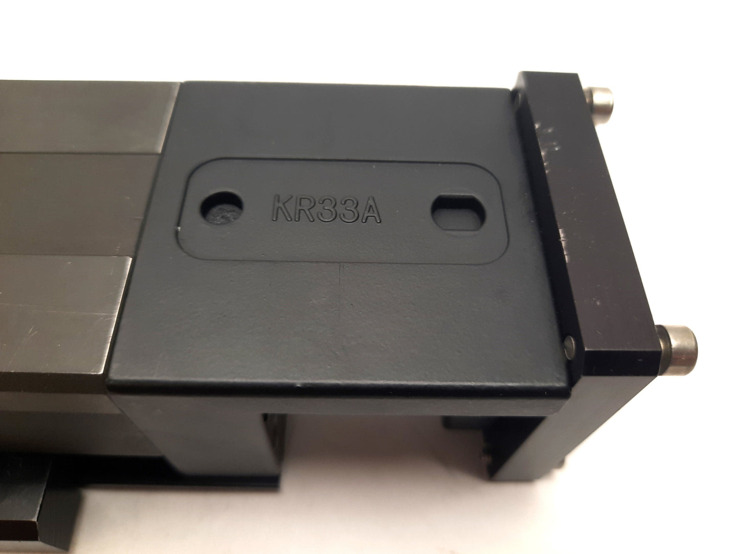 Used THK KR3306A-210 Linear Actuator, 210mm Travel, 6mm Lead, 600lbs Load, NEMA 23