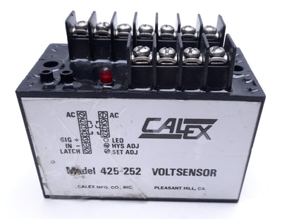 Used Calex Model 425-252-115 Volt Sensor / DC Level Sensor, 115V, DPDT