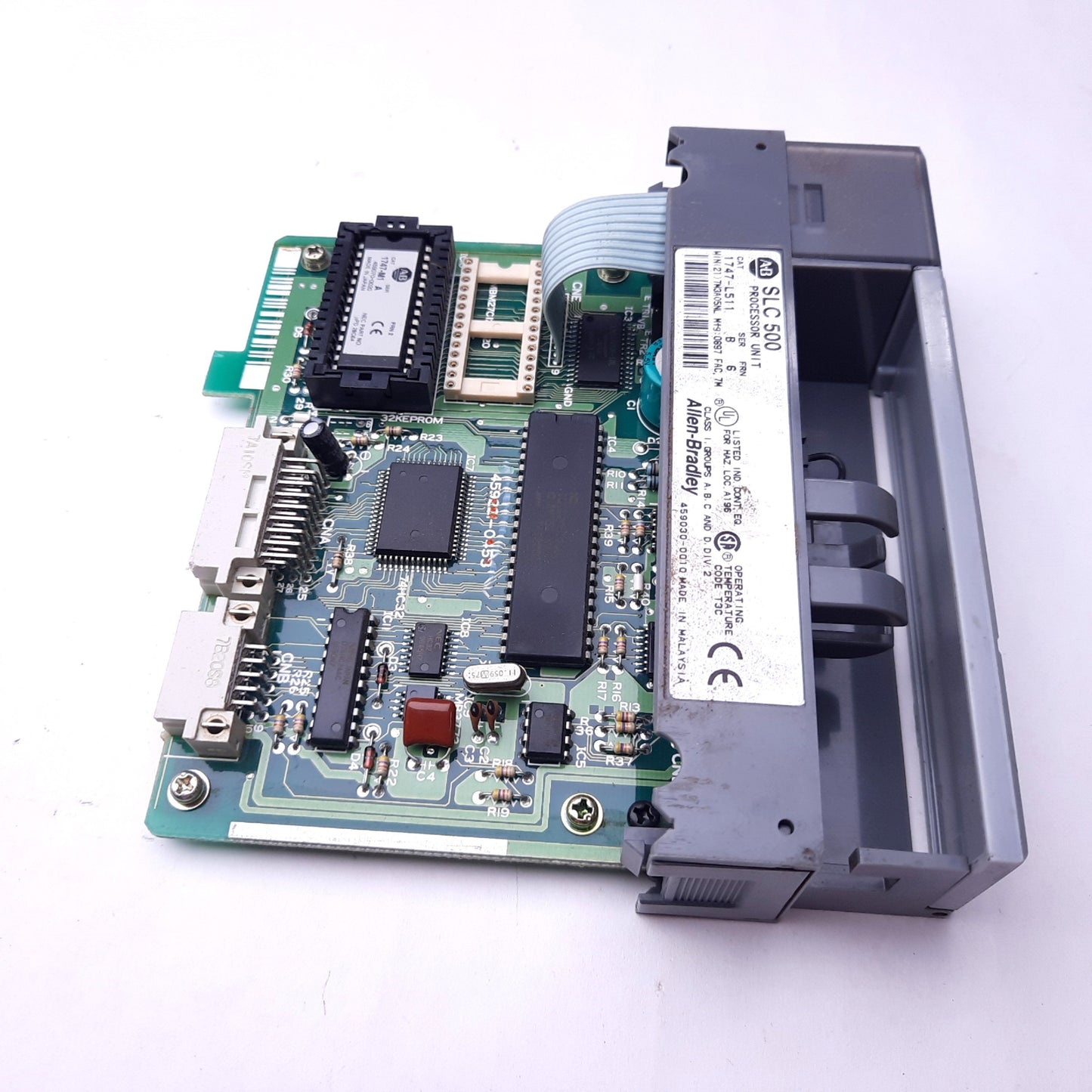 Used Allen Bradley 1747-L511 SLC 500 Processor Unit, Series B, FRN 6, 5VDC, 0.35A