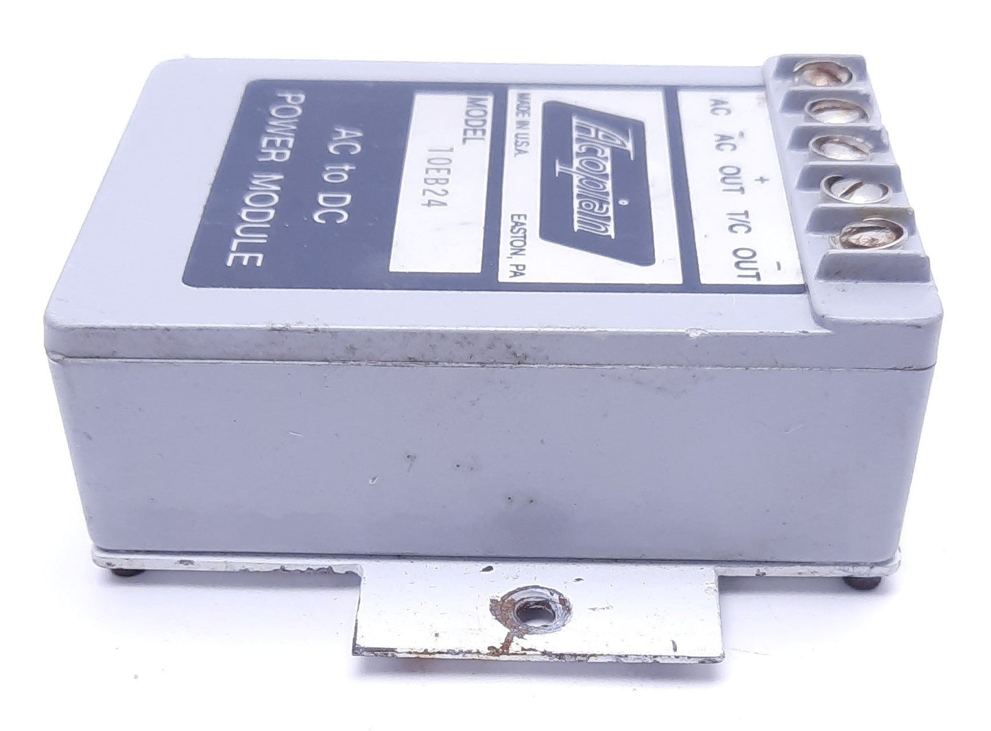 Used Acopian 10EB24 AC To DC Power Module, 105-120 VAC Input, 10VDC 0.24A Output