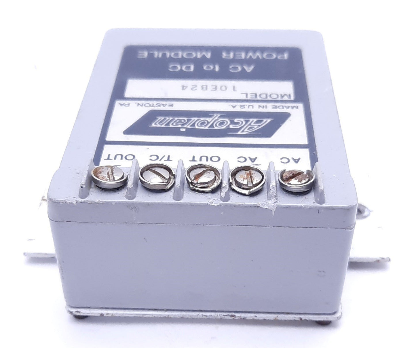 Used Acopian 10EB24 AC To DC Power Module, 105-120 VAC Input, 10VDC 0.24A Output