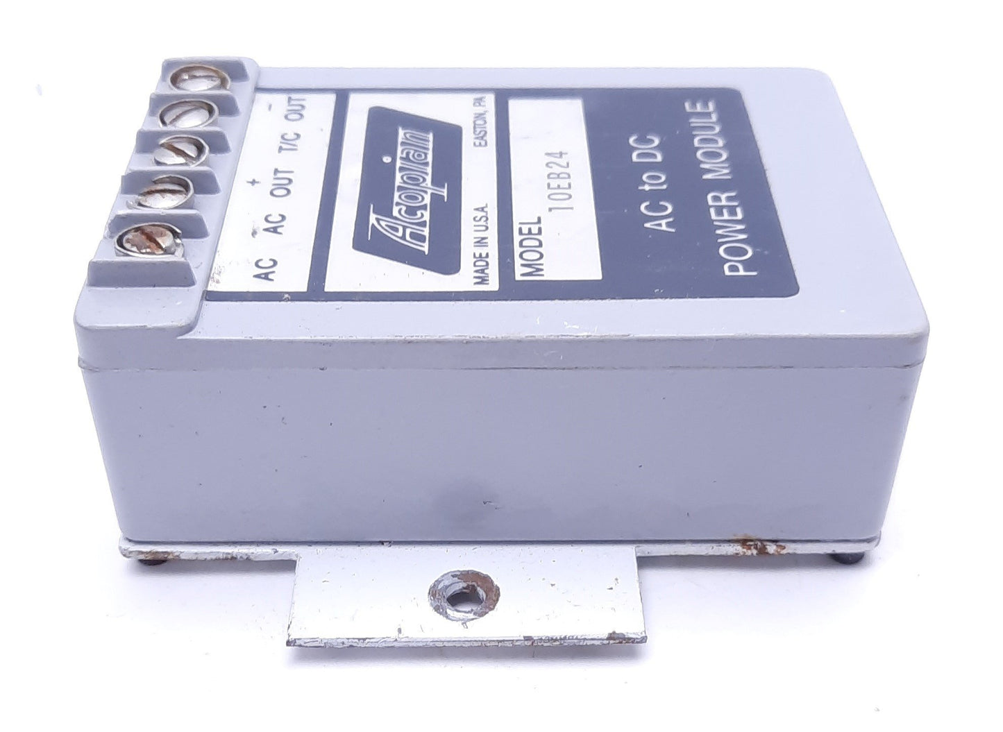 Used Acopian 10EB24 AC To DC Power Module, 105-120 VAC Input, 10VDC 0.24A Output