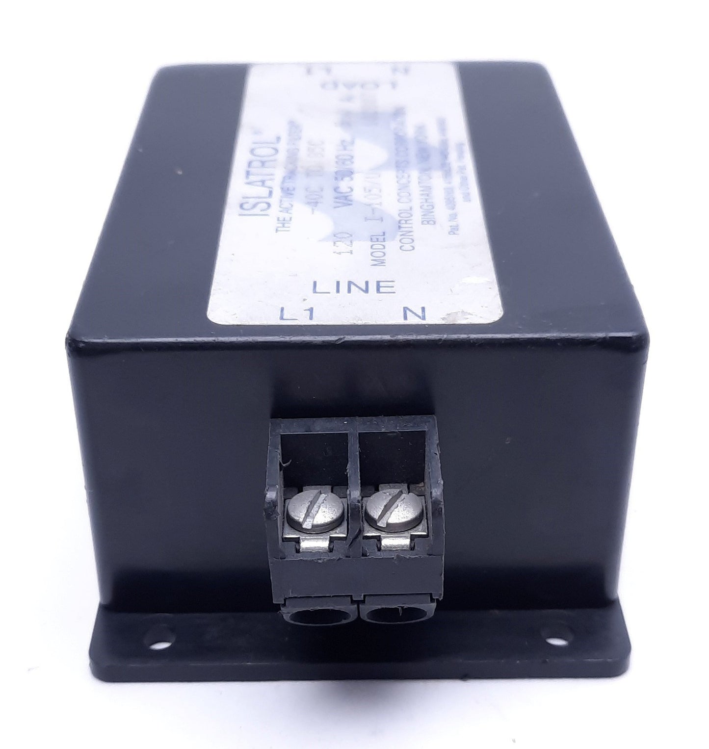 Used Islatrol I-105/U Active Tracking Filter, 120 VAC, 5A, -40 To 85 Degrees Celsius
