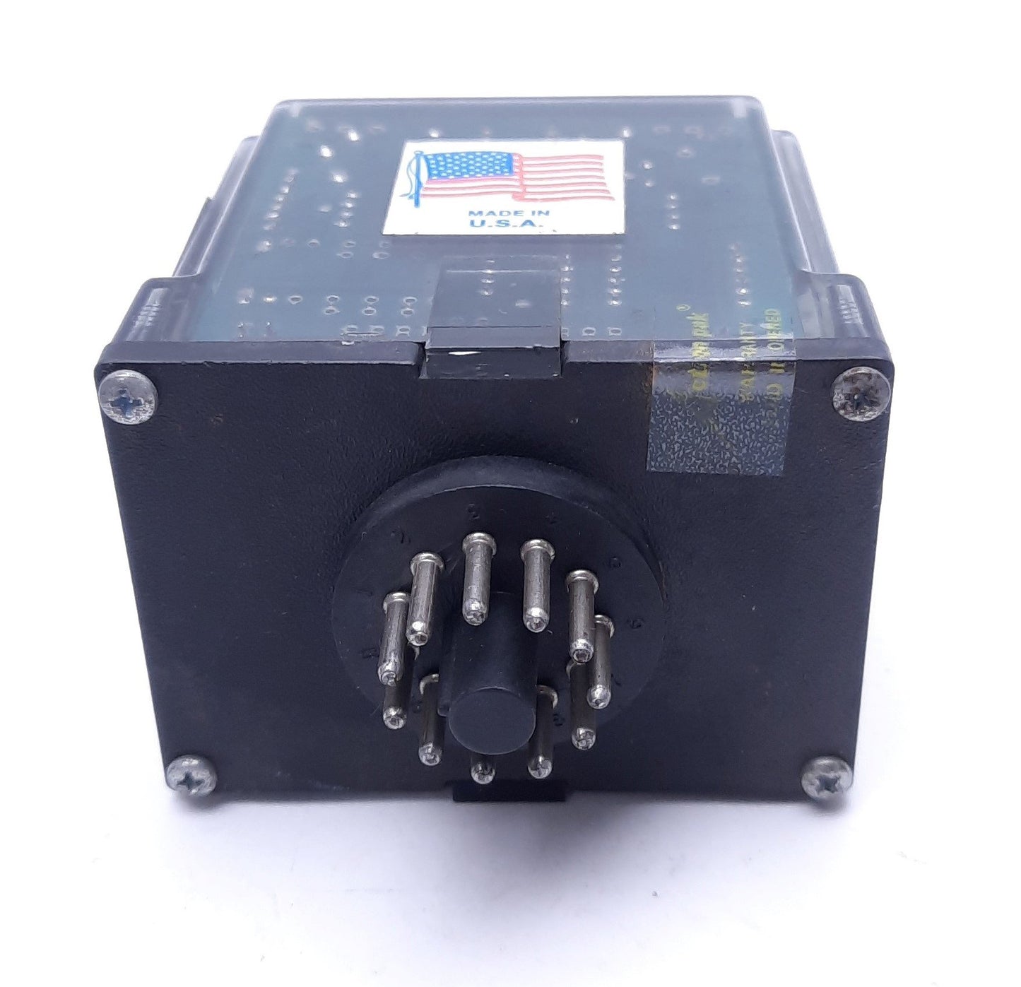 Used Action Pak 1000-6070M Signal Converter Relay, 0-10 VDC, 120 VAC, DPDT, 11-Pin