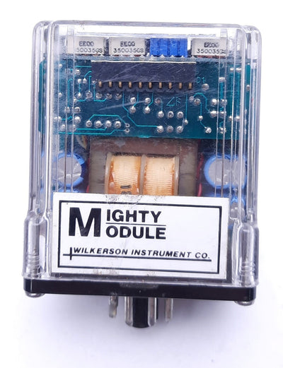 Used Wilkerson MM4380 Mighty Module Isolated Transmitter 115 VAC, In100mV, Out 4-20mA