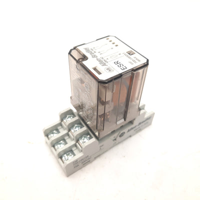 Used Allen Bradley 700-HB32A1 Control Relays 120VAC Coil 700-HN154 Socket