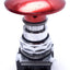 Used Eaton Metal Emergency Stop Button, Mushroom, Red, Cutler-Hammer Contact Blocks