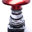 Used Eaton Metal Emergency Stop Button, Mushroom, Red, Cutler-Hammer Contact Blocks