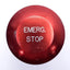 Used Eaton Metal Emergency Stop Button, Mushroom, Red, Cutler-Hammer Contact Blocks