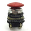 Used Allen Bradley 800T-D Red Push Button With 800T-XA Contacts NC NO