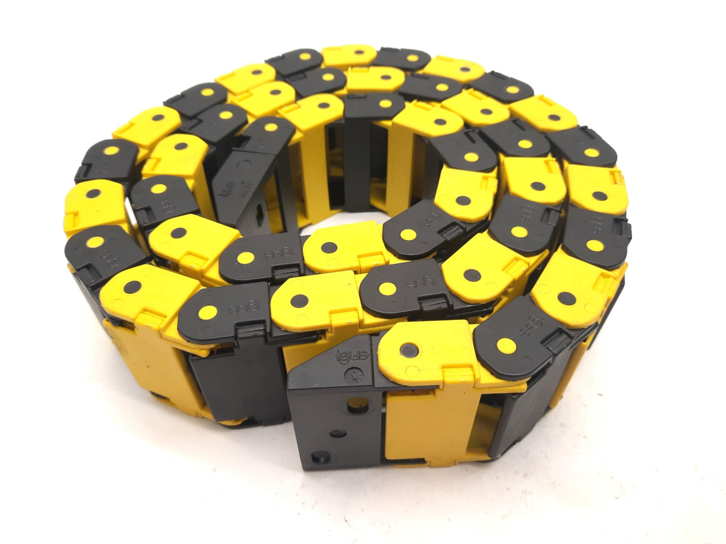 Used Igus 15.4.48 Energy Chain, Dimensions: 52"(L) x 2-3/8"(W) x 15/16"(H)