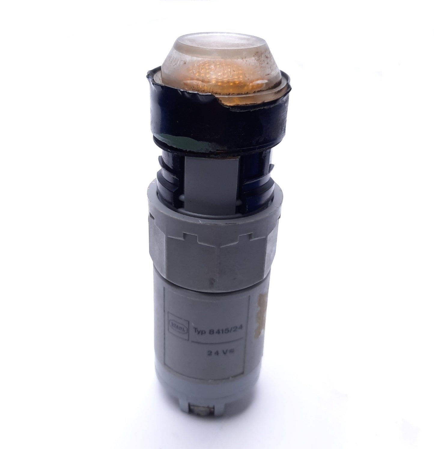Used Stahl Typ 8415/24-A Yellow/Amber Pilot Light, 24VAC