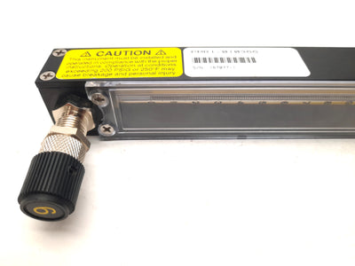 Used Cole-Parmer Masterflex Variable Area Panel Flowmeter 150mm Tube: 044-40-N, Valve