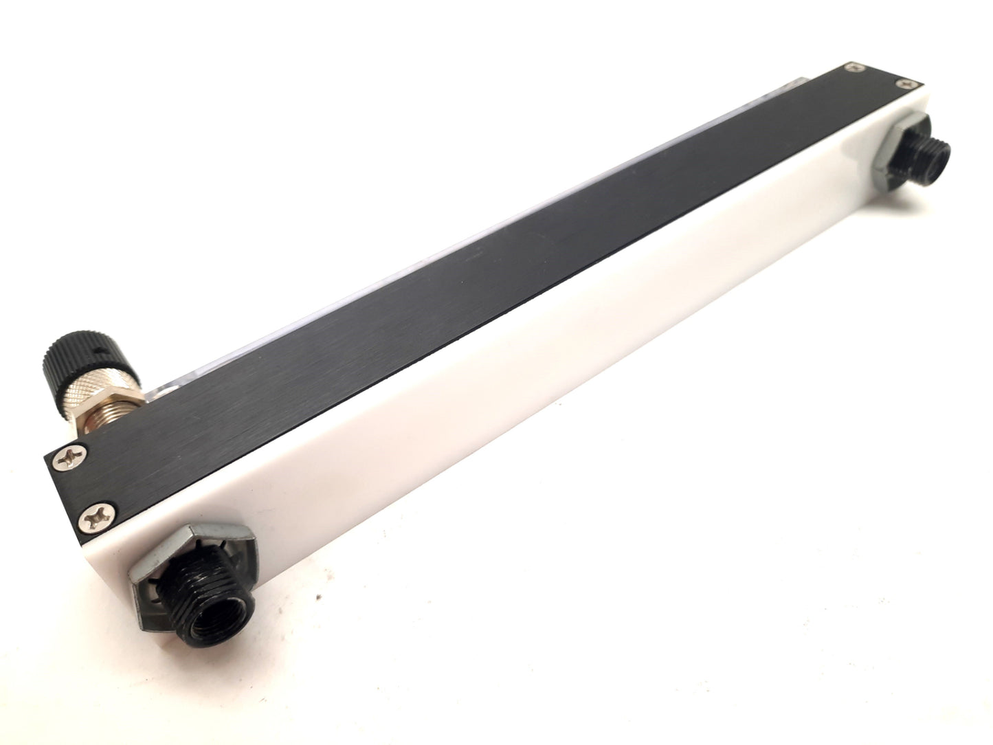 Used Cole-Parmer Masterflex Variable Area Panel Flowmeter 150mm Tube: 044-40-N, Valve