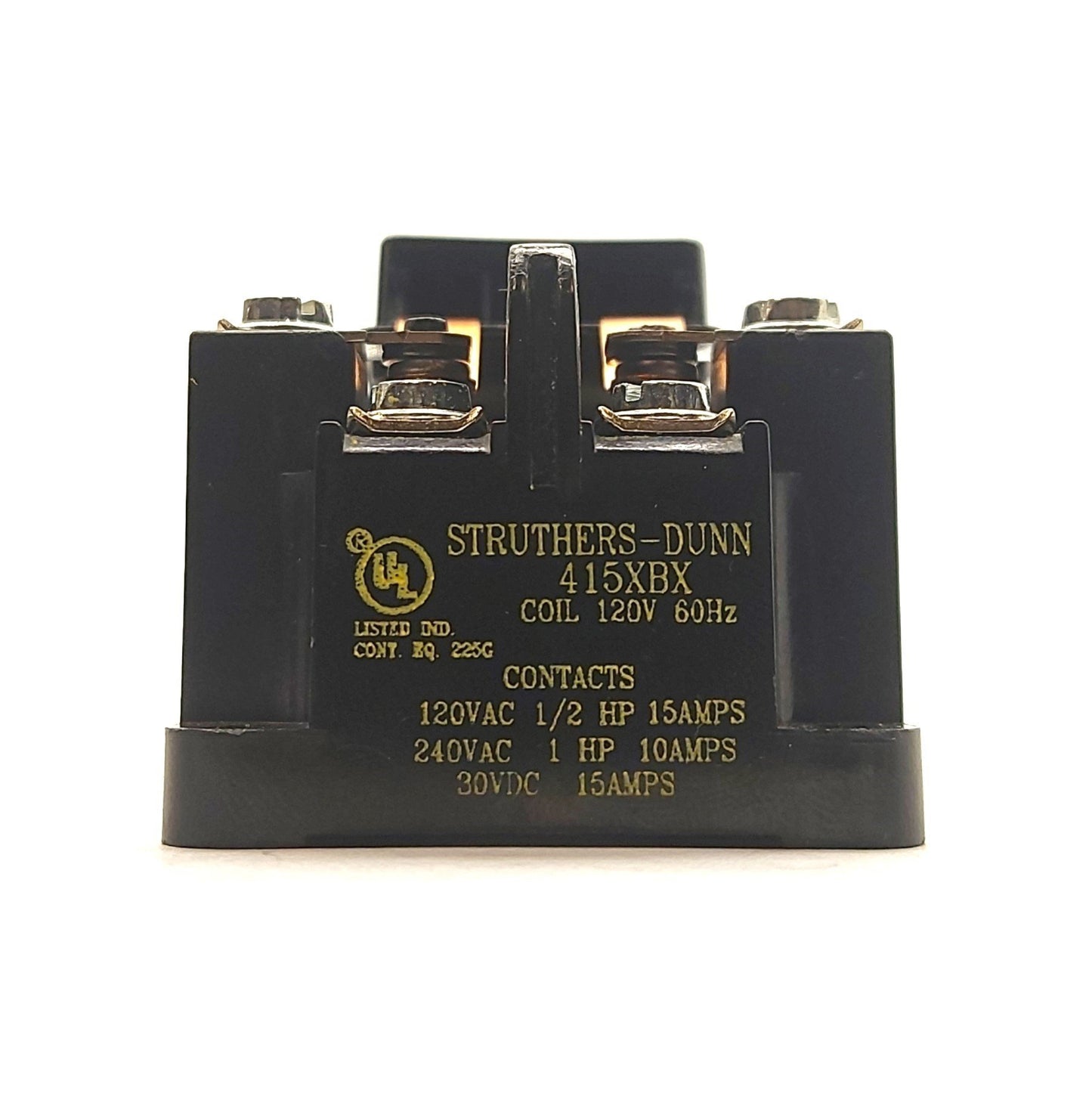 New – Open box Struthers-Dunn 415XBX Relay, DPDT NO/NC 240VAC 10A Contacts, 120VAC Coil
