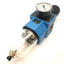 Used Festo LFR-1/2-S-B-NPT Filter Regulator, Fittings: 1/2" Max Inlet: 200PSI
