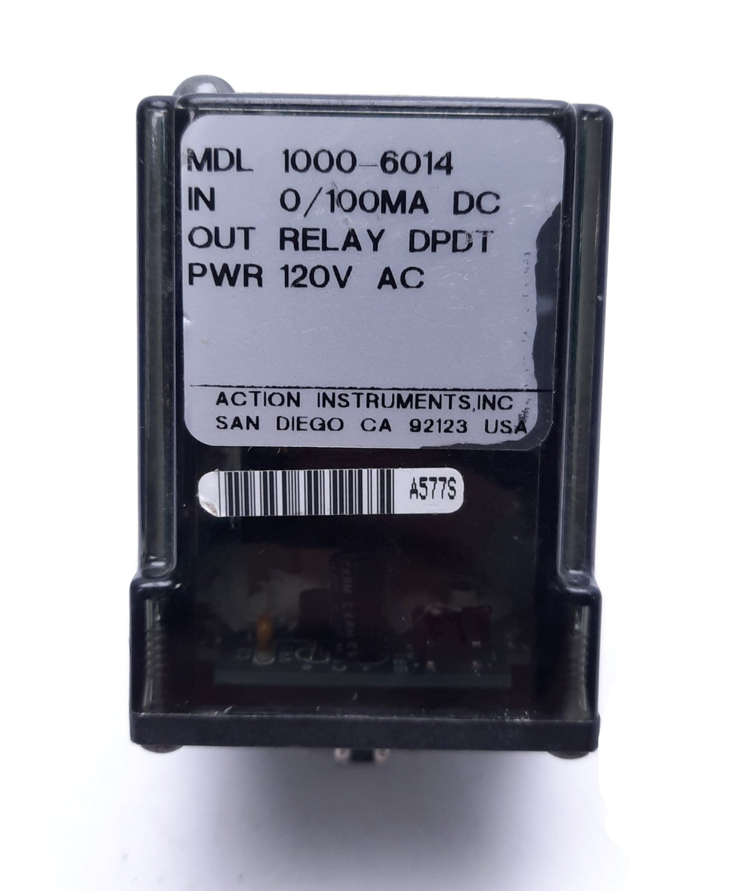 Used Action Instruments ActionPak Model 1000-6014 Relay, 11-Pin, 120VAC Power
