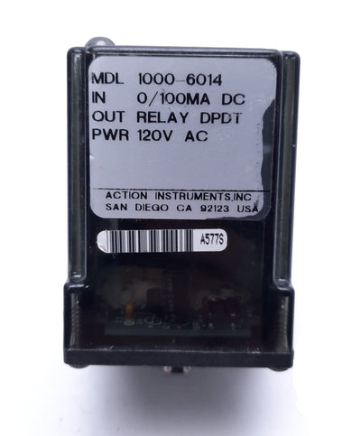 Used Action Instruments ActionPak Model 1000-6014 Relay, 11-Pin, 120VAC Power