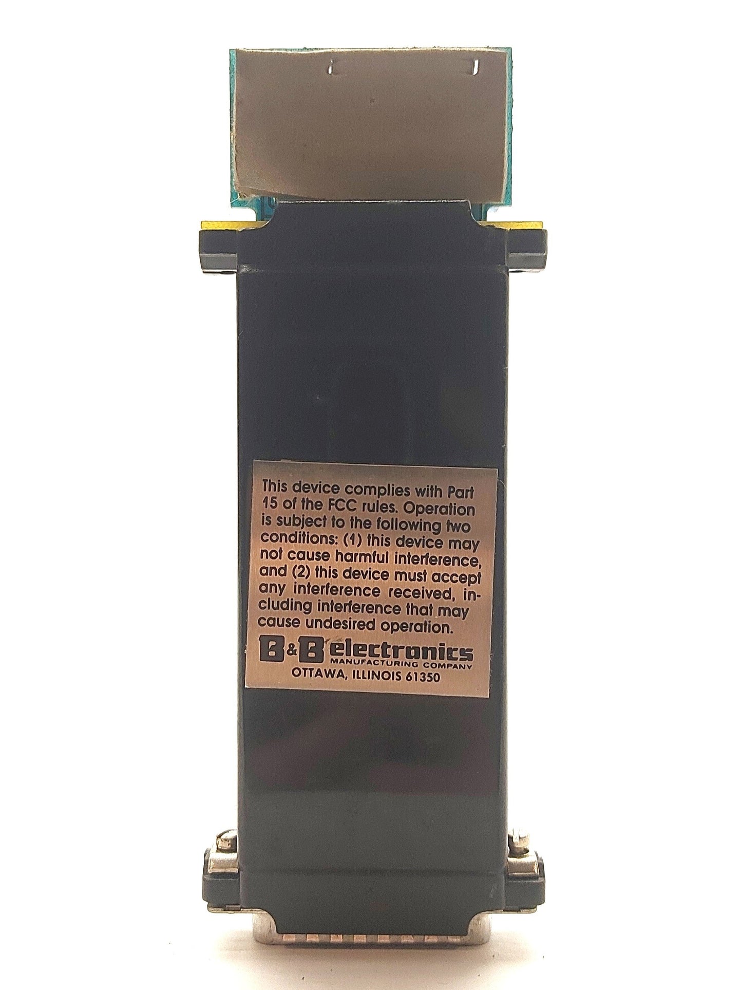 Used B&B Electronics 485DSS Distributed Smart Switch, RS-232 to RS-422/485 DB25 12VDC