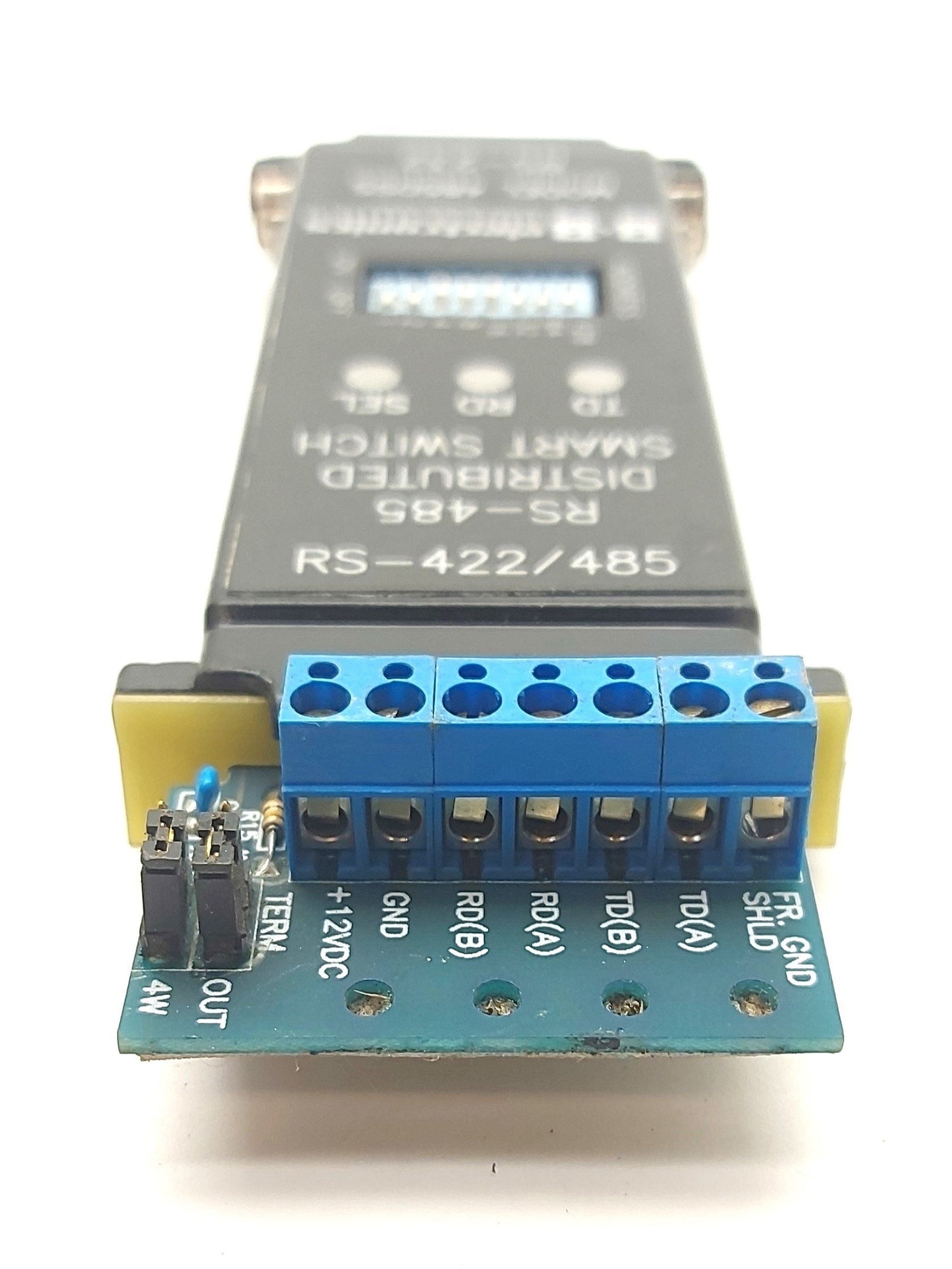 Used B&B Electronics 485DSS Distributed Smart Switch, RS-232 to RS-422/485 DB25 12VDC