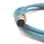 Used Phoenix Contact 1422802 Ethernet Communication Cable RJ45 To M12 4-Pin, 2 Meters