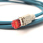 Used Phoenix Contact 1422802 Ethernet Communication Cable RJ45 To M12 4-Pin, 2 Meters