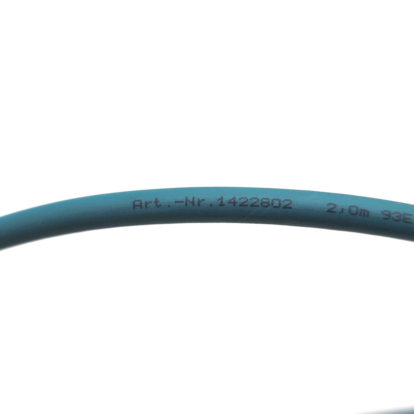 Used Phoenix Contact 1422802 Ethernet Communication Cable RJ45 To M12 4-Pin, 2 Meters
