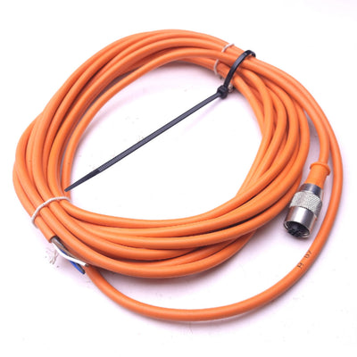New – Open box Telemecanique XSZ CD102 091421 Cable, 5m, M12 4-Pin Female to 4x Flying Leads
