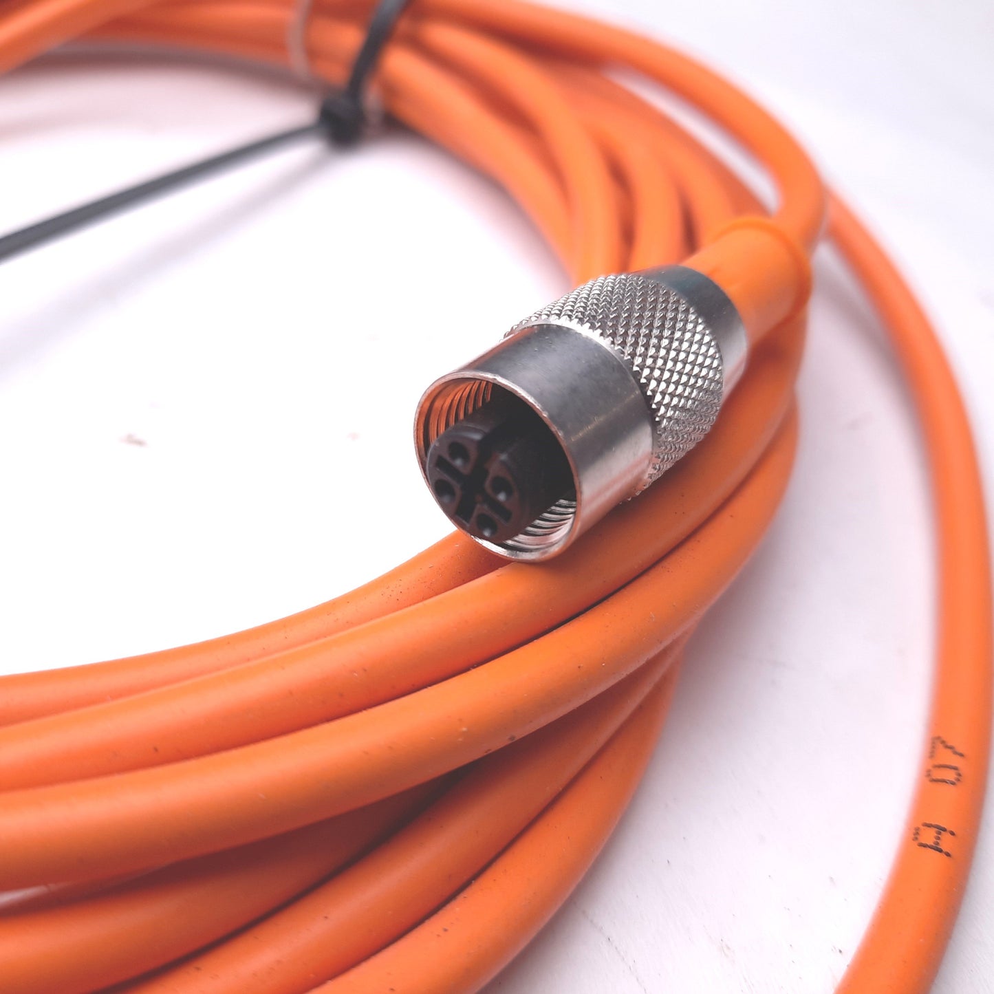 New – Open box Telemecanique XSZ CD102 091421 Cable, 5m, M12 4-Pin Female to 4x Flying Leads